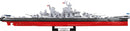 USS Missouri Battleship BB-63, 1/300 Scale 2655 Piece Block Kit Right Side View