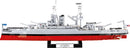 USS Arizona Battleship, 1/300 Scale 2046 Piece Block Kit Port Side View