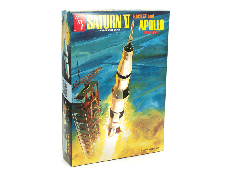 Saturn V Rocket And Apollo Spacecraft 1:200 Scale Model Kit By AMT