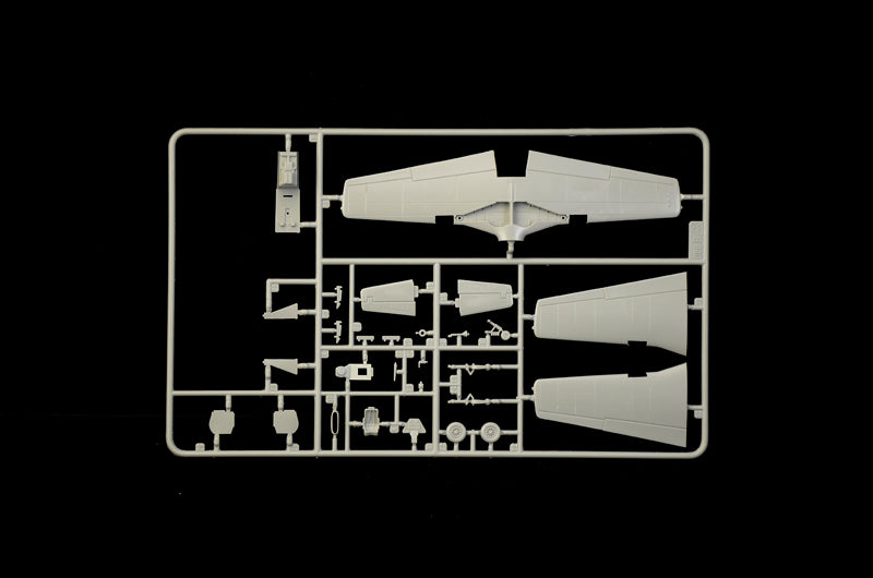 North American F-51D Korean War, 1/72 Scale Plastic Model Kit Wing & Tail Frame