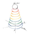 Wooden Story Rainbow Round Stacker Drawing