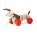 Happy Puppy Wooden Pull Toy