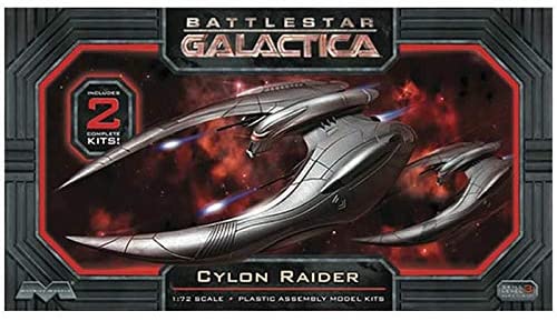 Battlestar Galactica Cylon Raider (2 Pack) 1:72 Scale Model Kit
