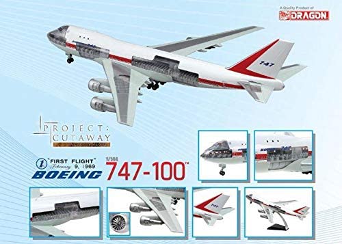 Boeing 747-100 Maiden Flight “City Of Everett” (Cutaway) 1/144 Scale Model