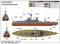 HMS Dreadnought Battleship 1915, 1:700 Scale Model Kit Paint Guide
