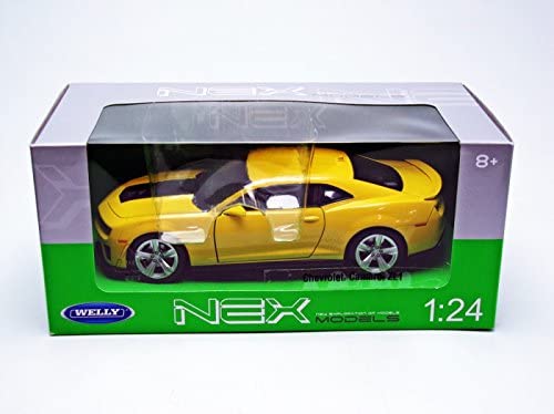 Chevrolet Camaro ZL1 (Yellow), 1:24-27 Scale Diecast Car By Welly