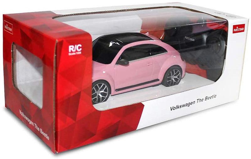 Volkswagen Beetle (Pink) 1:24 Scale Radio Controlled Model Car Box