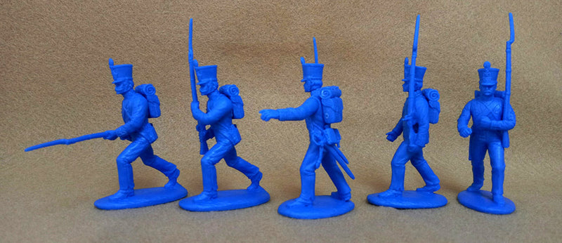 Napoleonic Wars French Fusiliers 1812 –1815, 54 mm (1/32) Scale Plastic Figures