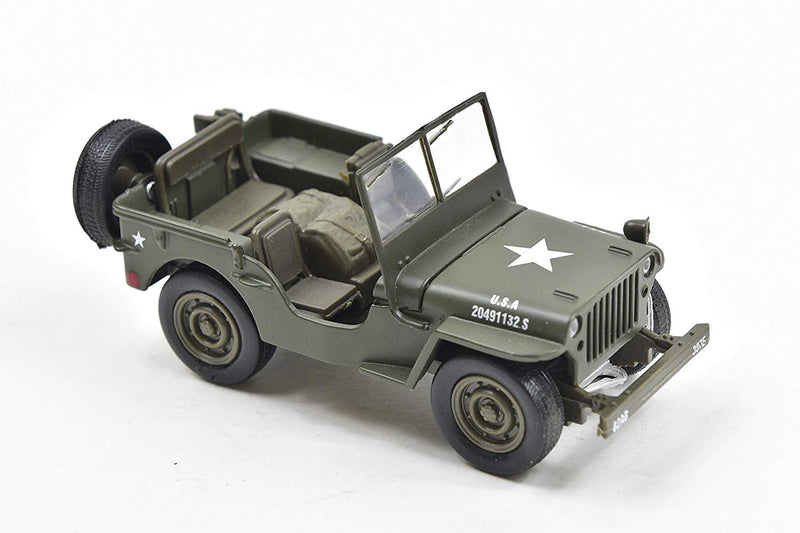 Willys Jeep 4 X 4 1:32 Scale Model By New Ray Top Right View
