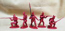 Napoleonic Wars British Line Infantry (Centre Company) 1803 – 1815, 54 mm (1/32) Scale Plastic Figures Close Up Front View