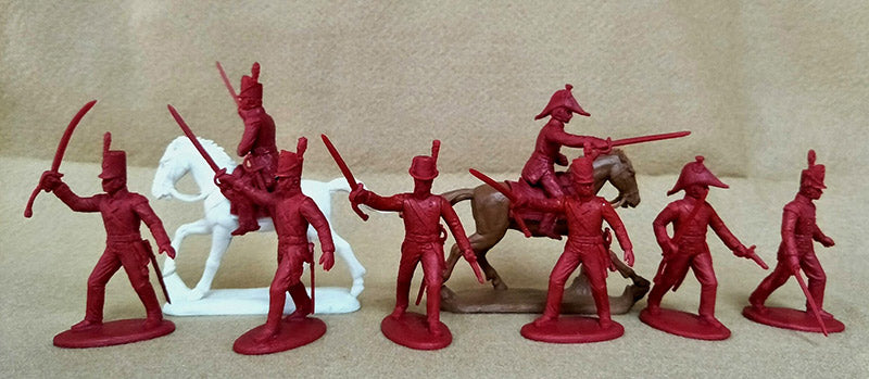Napoleonic Wars British Infantry Officers (Line, Light, & Marines) 1803 –1815, 54 mm (1/32) Scale Plastic Figures