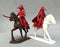 Napoleonic Wars British Line Infantry Command 1803 – 1815, 54 mm (1/32) Scale Plastic Figures Mounted Officers