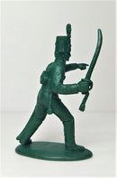 Napoleonic Wars British 95th Rifles 1803 –1815, 54 mm (1/32) Scale Plastic Figures Officer Side View