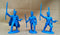 Napoleonic Wars French Line Infantry Officers, 54 mm (1/32) Scale Plastic Figures