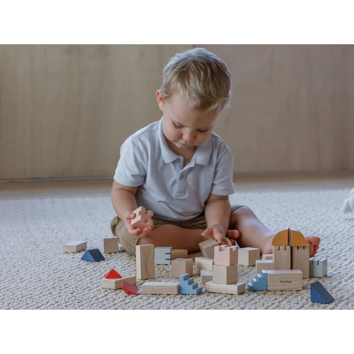 Creative Blocks - Orchard Collection Wooden Block Playset At Play
