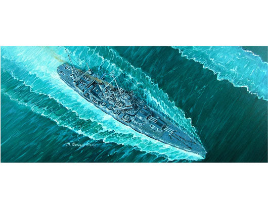 USS Vincennes Heavy Cruiser CA-44, 1:700 Scale Model Kit