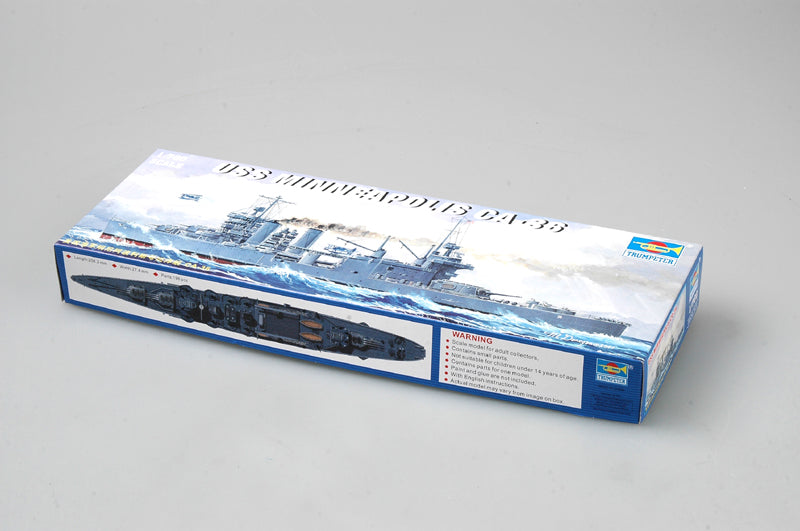 USS Minneapolis Heavy Cruiser CA-36 1942, 1:700 Scale Model Kit