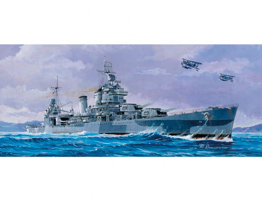 USS San Francisco Heavy Cruiser CA-38 1944, 1:700 Scale Model Kit