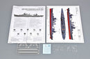 USS San Francisco Heavy Cruiser CA-38 1942, 1:700 Scale Model Kit Instructions, Decals, Stand, Seaplanes