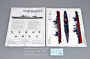 USS New Orleans Heavy Cruiser CA-32 1942, 1:700 Scale Model Kit Instructions, Paint Guide, Decals, e