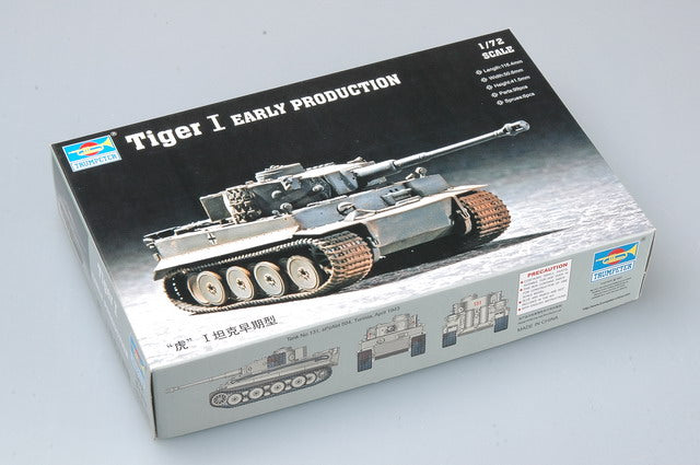 Tiger I (Early Production) ,1:72 Scale Model Kit By Trumpeter