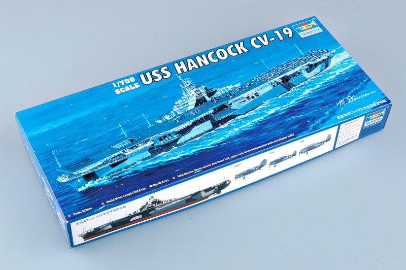 USS Hancock Aircraft Carrier CV-19,1:700 Scale Model Kit