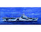 USS Ticonderoga Aircraft Carrier CV-14, 1:700 Scale Model Kit Box Art