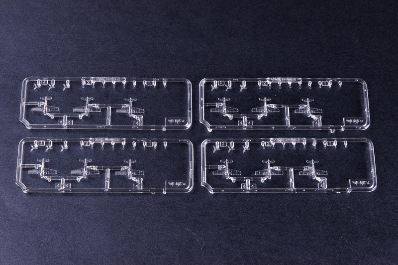 USS Franklin Aircraft Carrier CV-13 1944,1:700 Scale Model Kit F6F Frames