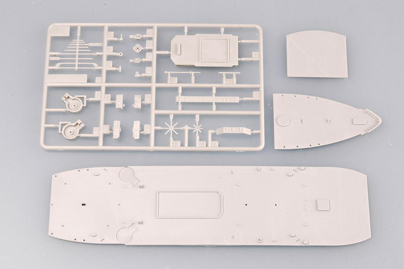 USS Blue Ridge LLC-19 1997, 1:700 Scale Model Kit Main Decks 