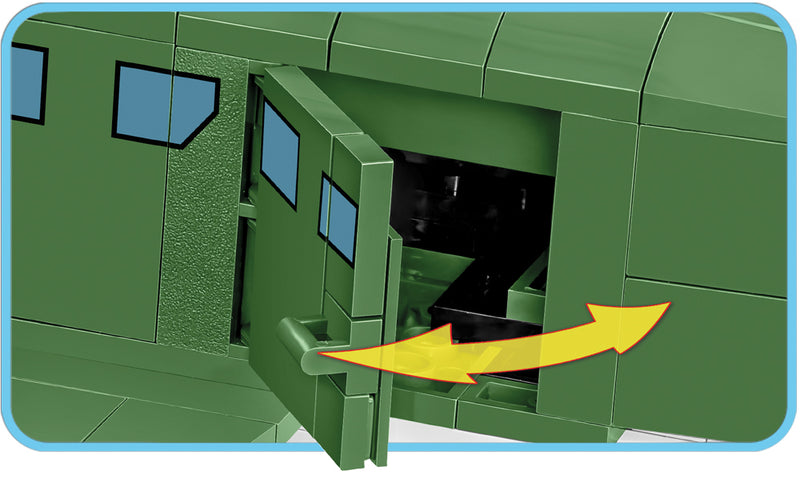 Junkers Ju 52/3m, 548 Piece Block Kit Cabin Door Detail