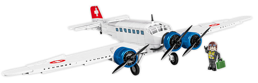 Junkers Ju 52/3m Swiss Air, 542 Piece Block Kit