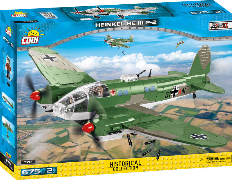 Heinkel He 111 P2, 675 Piece Block Kit