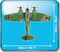 Heinkel He 111 P2, 675 Piece Block Kit Top View Dimensions