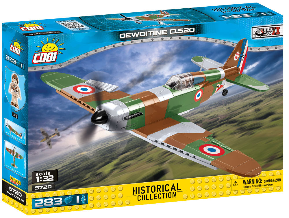 Dewoitine D.520, 283 Piece Block Kit