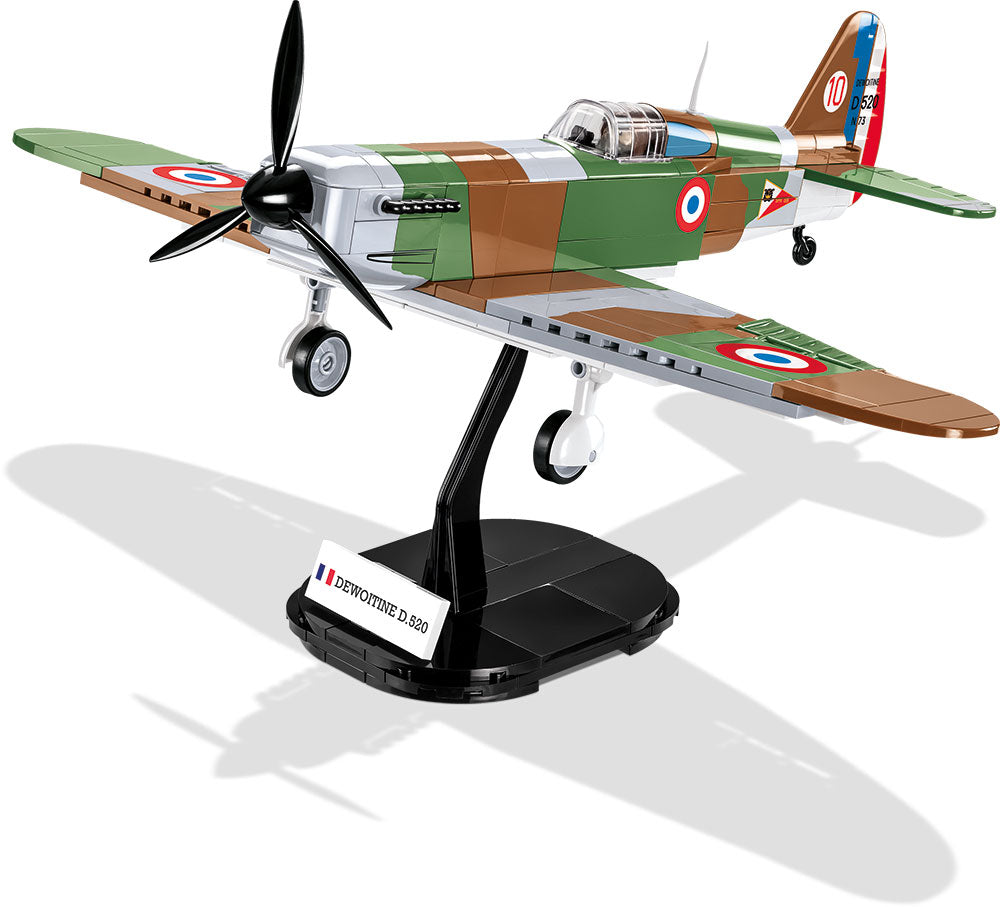 Dewoitine D.520, 283 Piece Block Kit On Stand