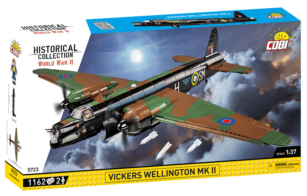 Vickers Wellington Mk.II, 1162 Piece Block Kit