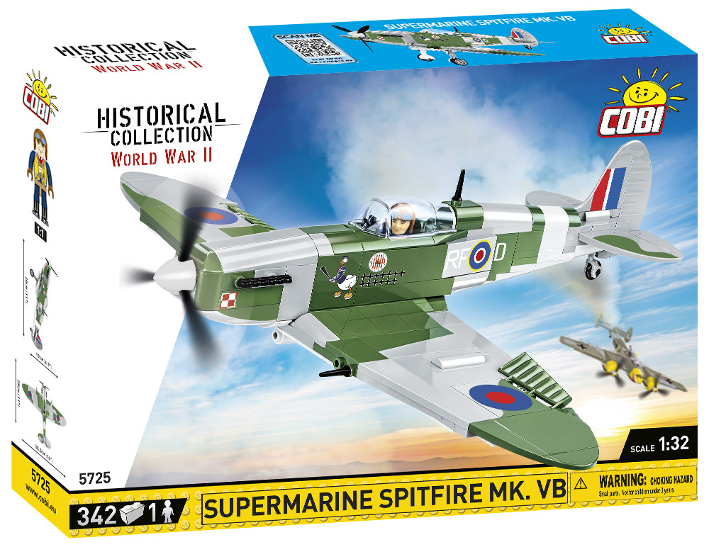 Supermarine Spitfire Mk VB, 342 Piece Block Kit