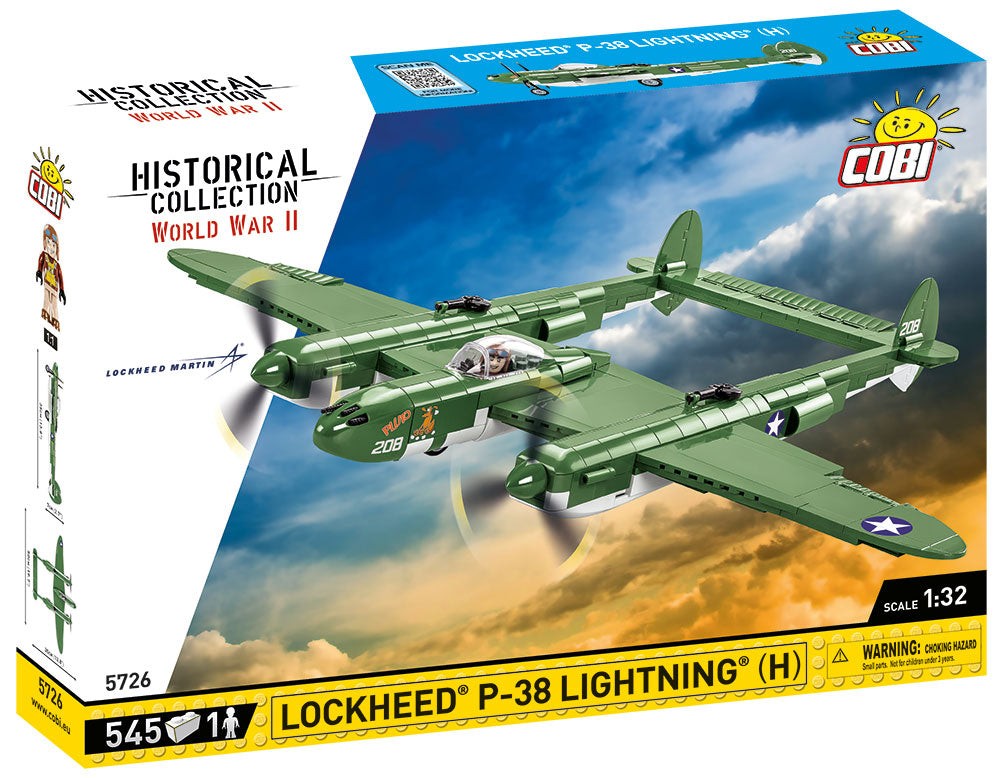 Lockheed P-38 Lightning 545 Piece Block Kit