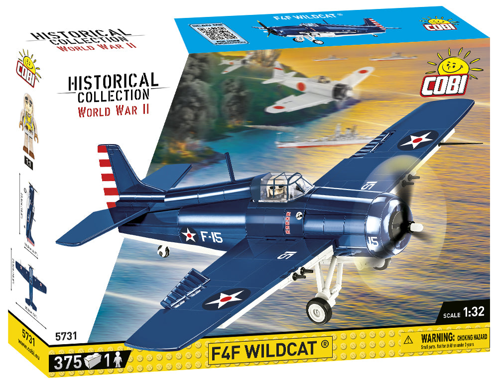 Grumman F4F Wildcat, 1/32 Scale 375 Piece Block Kit