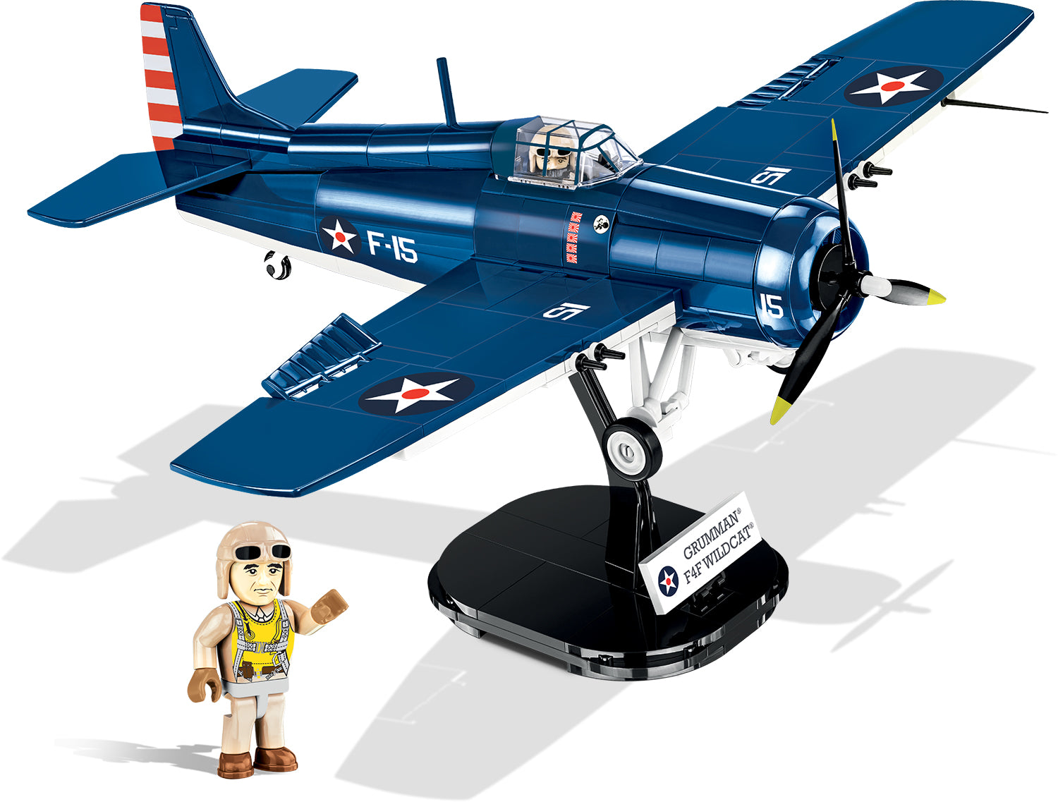 Grumman F4F Wildcat, 1/32 Scale 375 Piece Block Kit