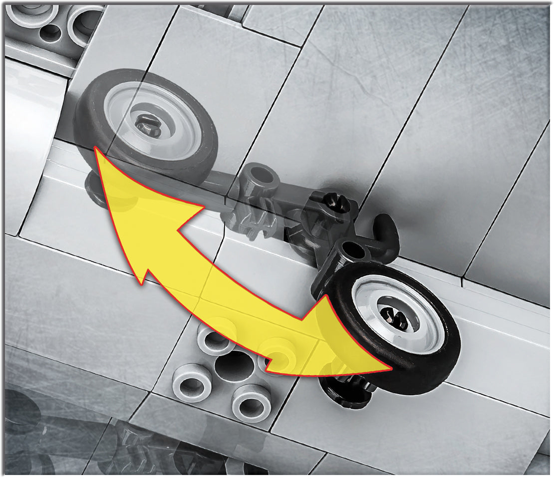 Dassault Rafale C, 400 Piece Block Kit Landing Gear Detail