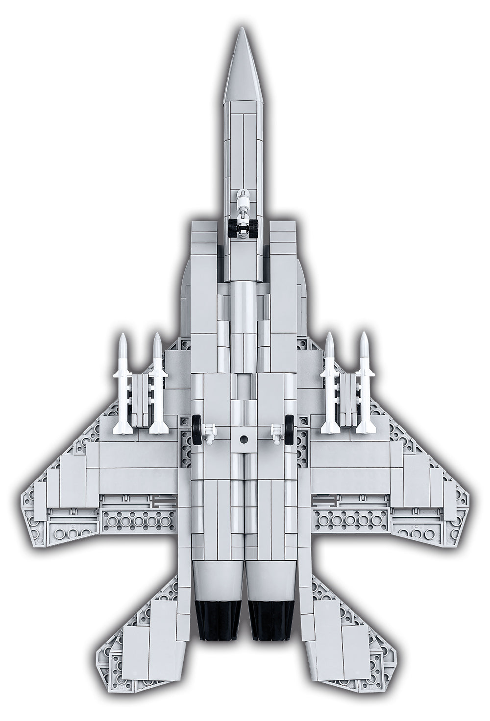 Boeing F-15 Eagle 590 Piece Block Kit Bottom View