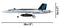 Top Gun Maverick Boeing F/A-18 Super Hornet Limited Edition 570 Piece Block Kit Side View