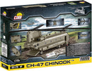 Boeing CH-47 Chinook Helicopter 815 Piece Block Kit Back Of Box