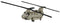 Boeing CH-47 Chinook Helicopter 815 Piece Block Kit Front View