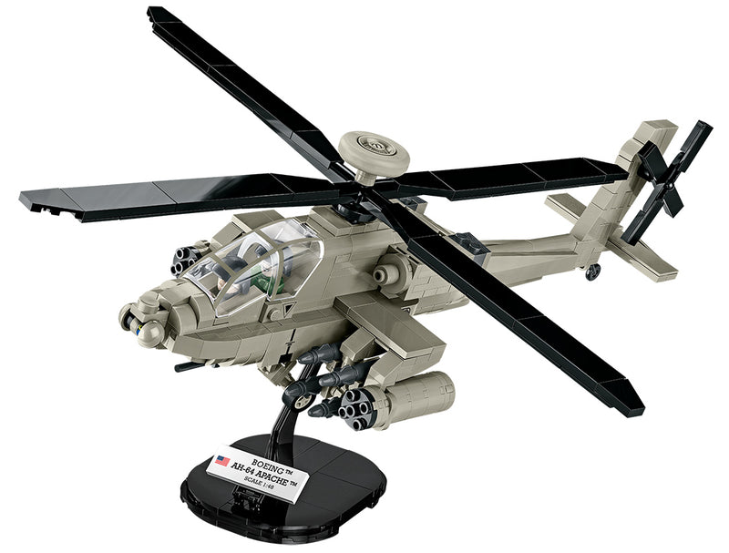 Boeing AH-64 Apache Helicopter 510 Piece Block Kit By Cobi Toys