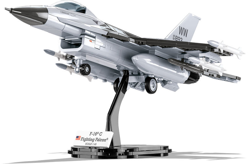 Lockheed Martin F-16C Fighting Falcon, 415 Piece Block Kit With Stand