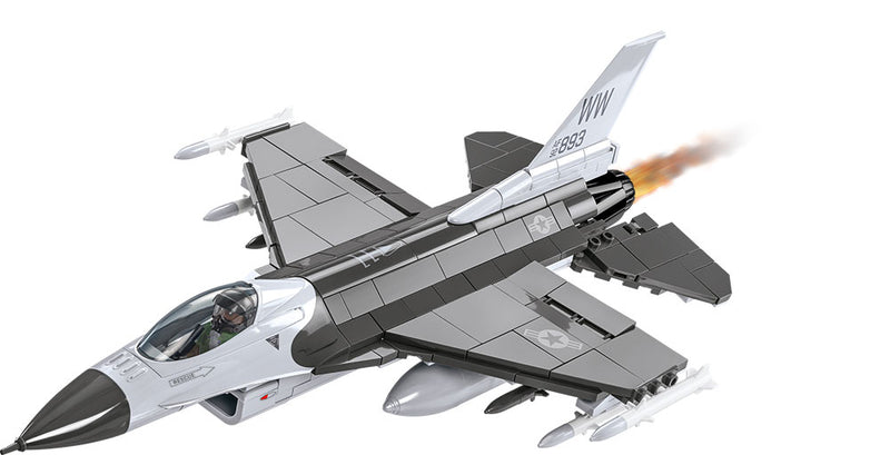 Lockheed Martin F-16C Fighting Falcon, 415 Piece Block Kit In Flight