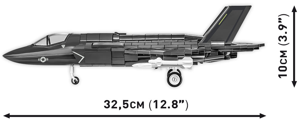 Lockheed Martin F-35B Lightning II, 594 Piece Block Kit