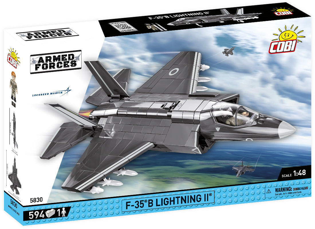 Lockheed Martin F-35B Lightning II Royal Air Force, 594 Piece Block Kit